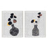 Decorated Vase with Plant I and II Wall Art