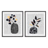 Decorated Vase with Plant III and IV Wall Art