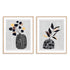 Decorated Vase with Plant III and IV Wall Art
