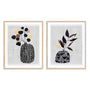 Decorated Vase with Plant III and IV Wall Art