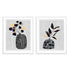 Decorated Vase with Plant III and IV Wall Art