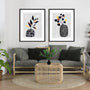 Decorated Vase with Plant III and IV Wall Art