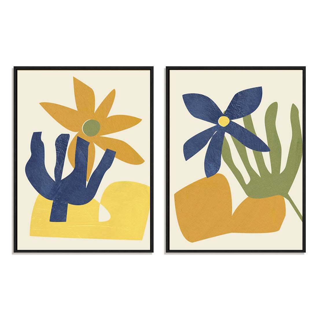 Desert Wind I and IV Wall Art