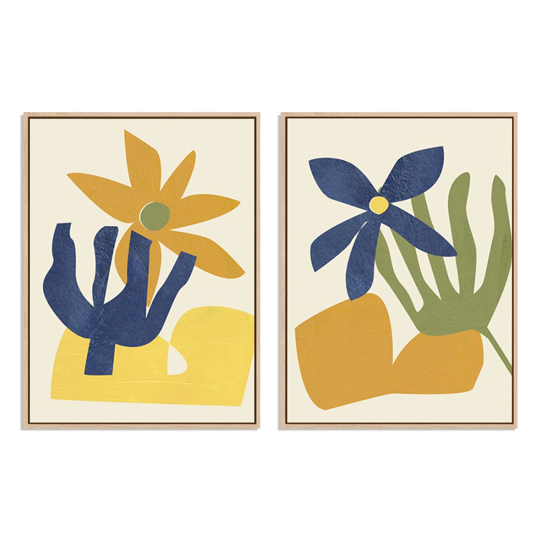 Desert Wind I and IV Wall Art
