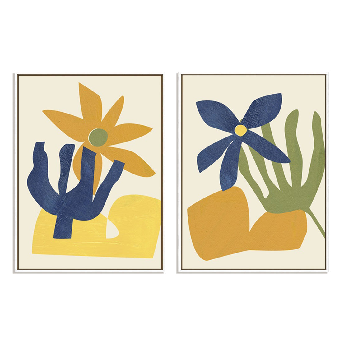 Desert Wind I and IV Wall Art