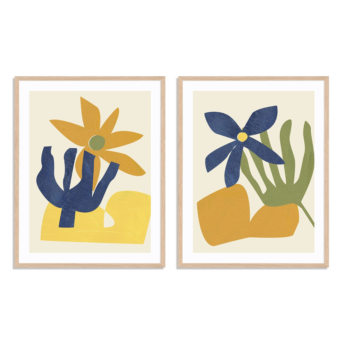 Desert Wind I and IV Wall Art