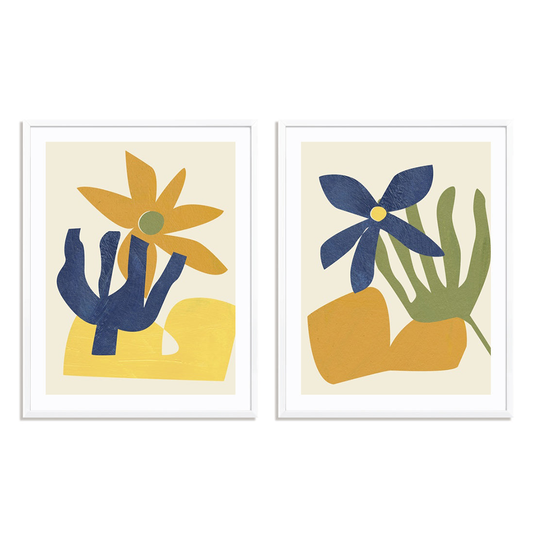 Desert Wind I and IV Wall Art