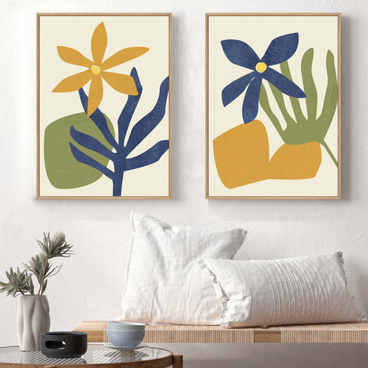 Desert Wind I and IV Wall Art