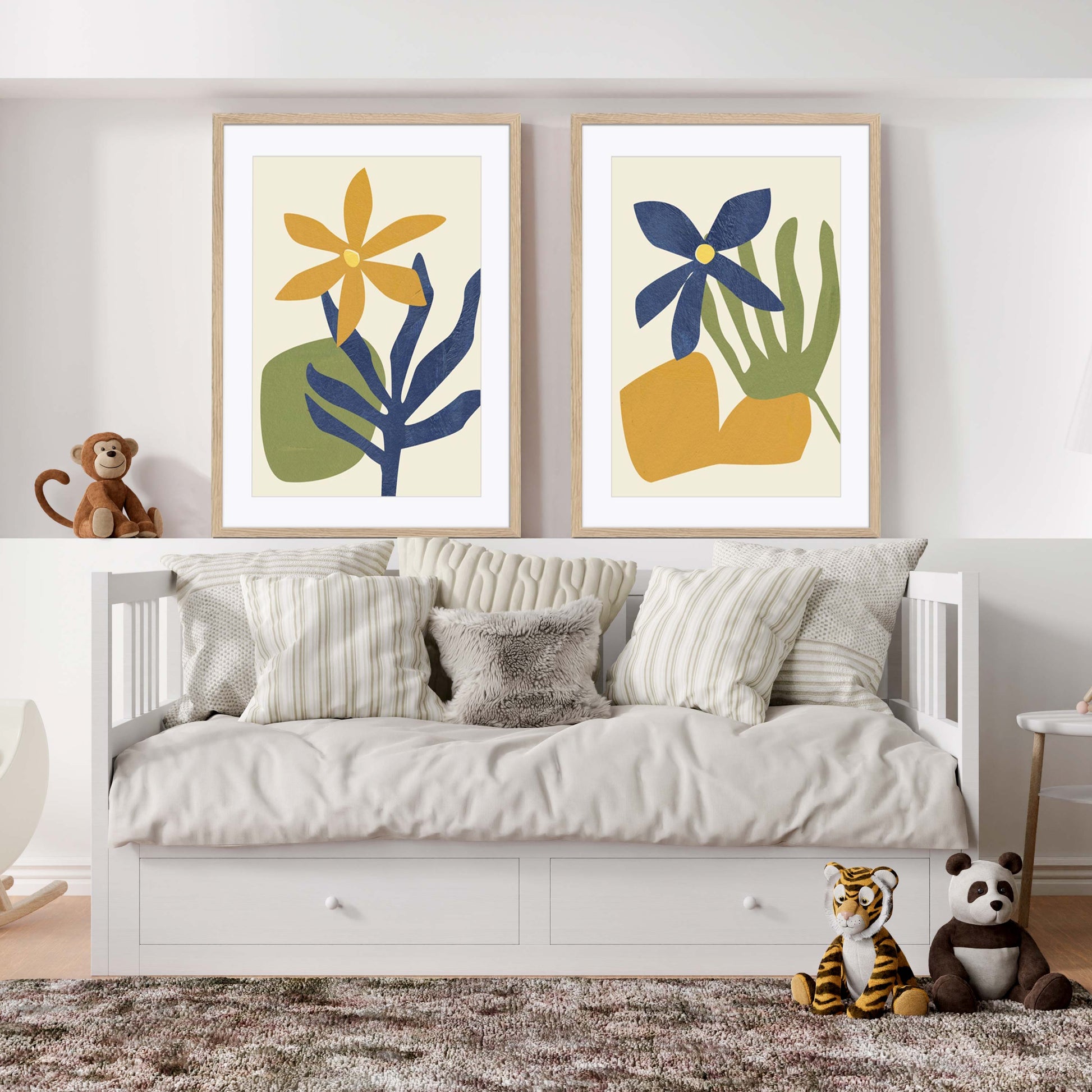 Desert Wind I and IV Wall Art