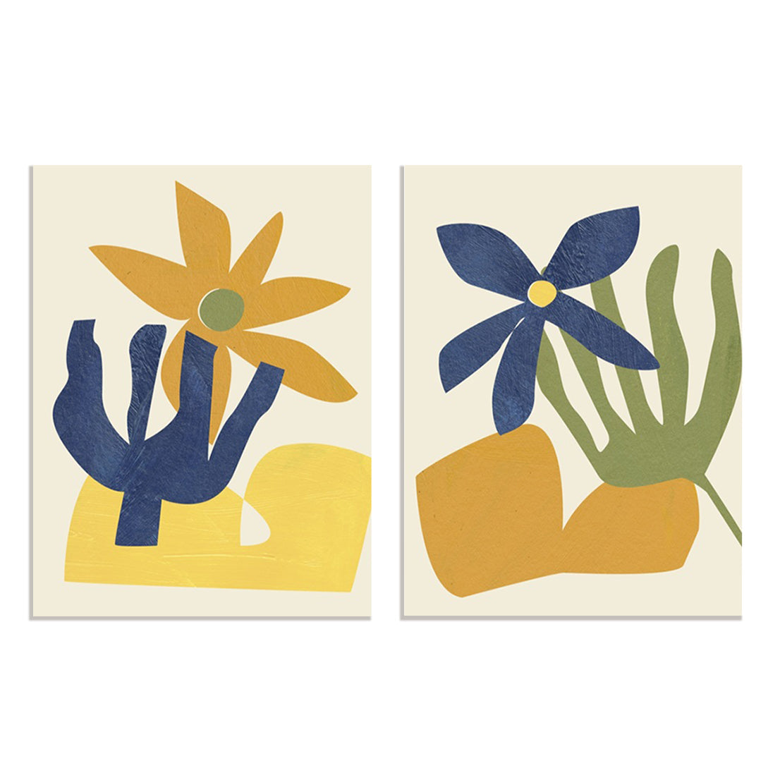 Desert Wind I and IV Wall Art