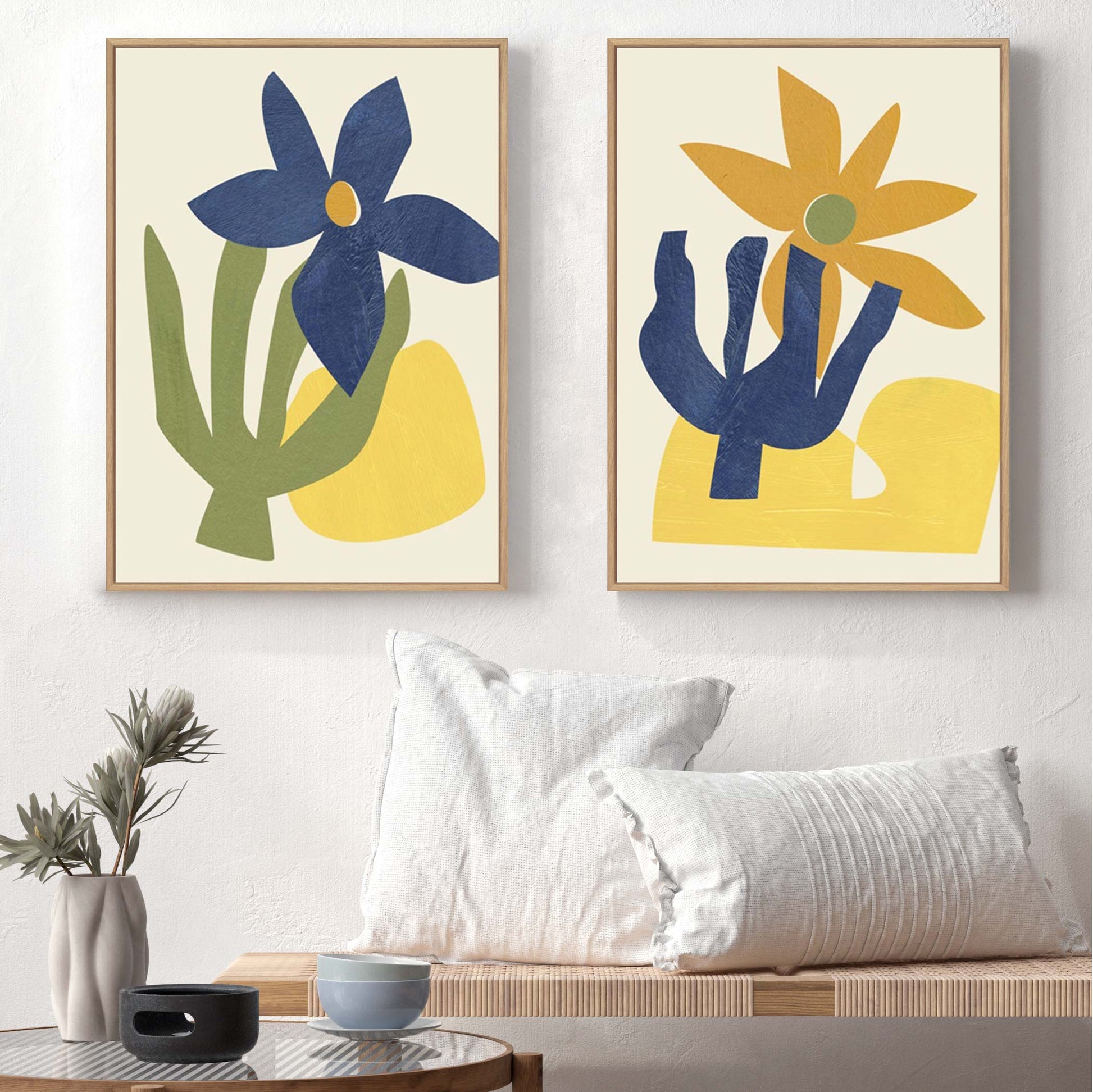 Desert Wind II and III Wall Art