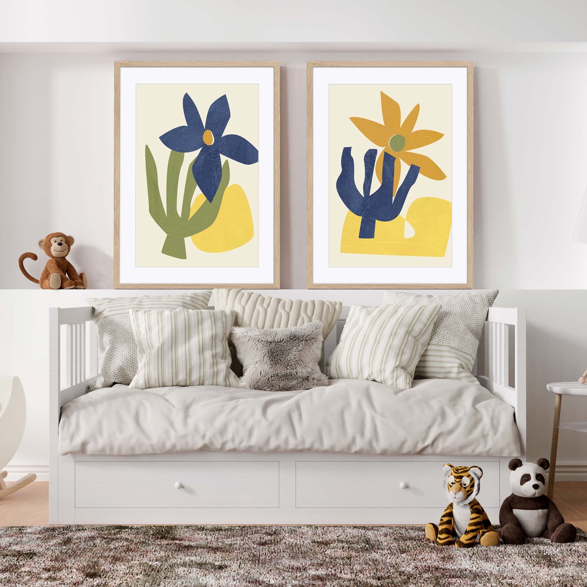 Desert Wind II and III Wall Art