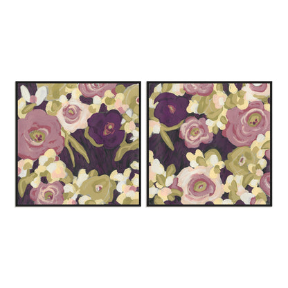 Heliotrope I and II Wall Art