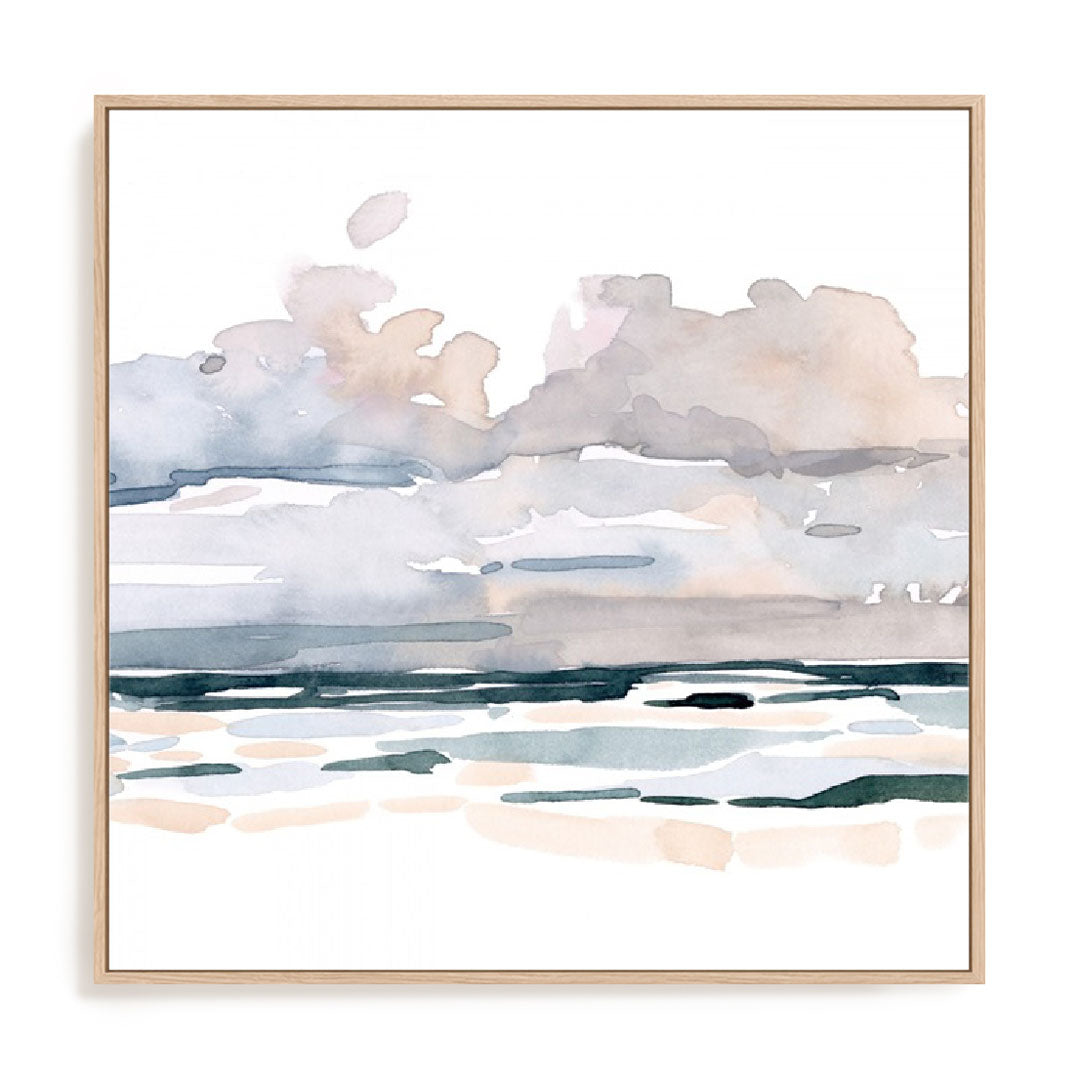 Soft Coastal Abstract II Wall Art