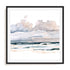 Soft Coastal Abstract II Wall Art #oran_black-white-border