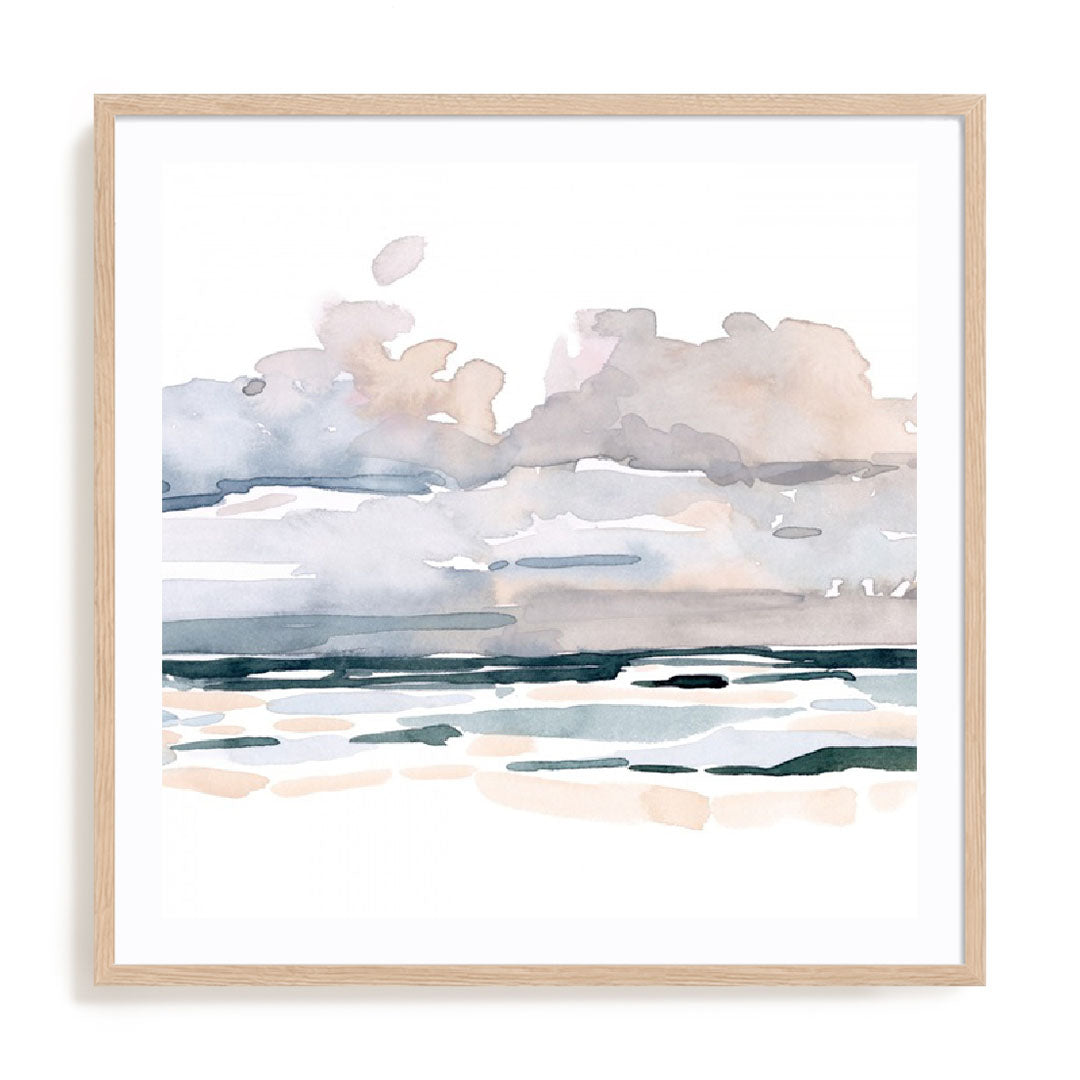 Soft Coastal Abstract II Wall Art