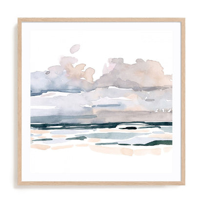Soft Coastal Abstract II Wall Art
