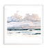 Soft Coastal Abstract II Wall Art #oran_white-white-border