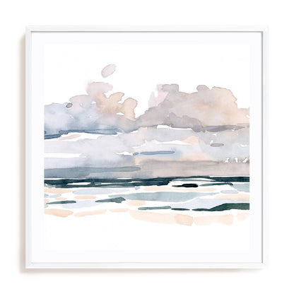 Soft Coastal Abstract II Wall Art