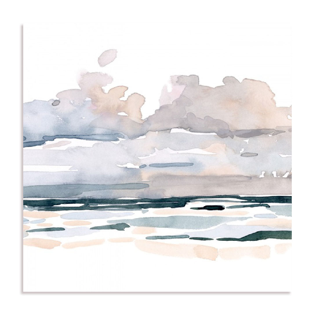 Soft Coastal Abstract II Wall Art
