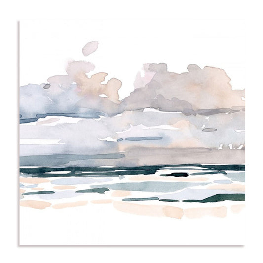 Soft Coastal Abstract II Wall Art