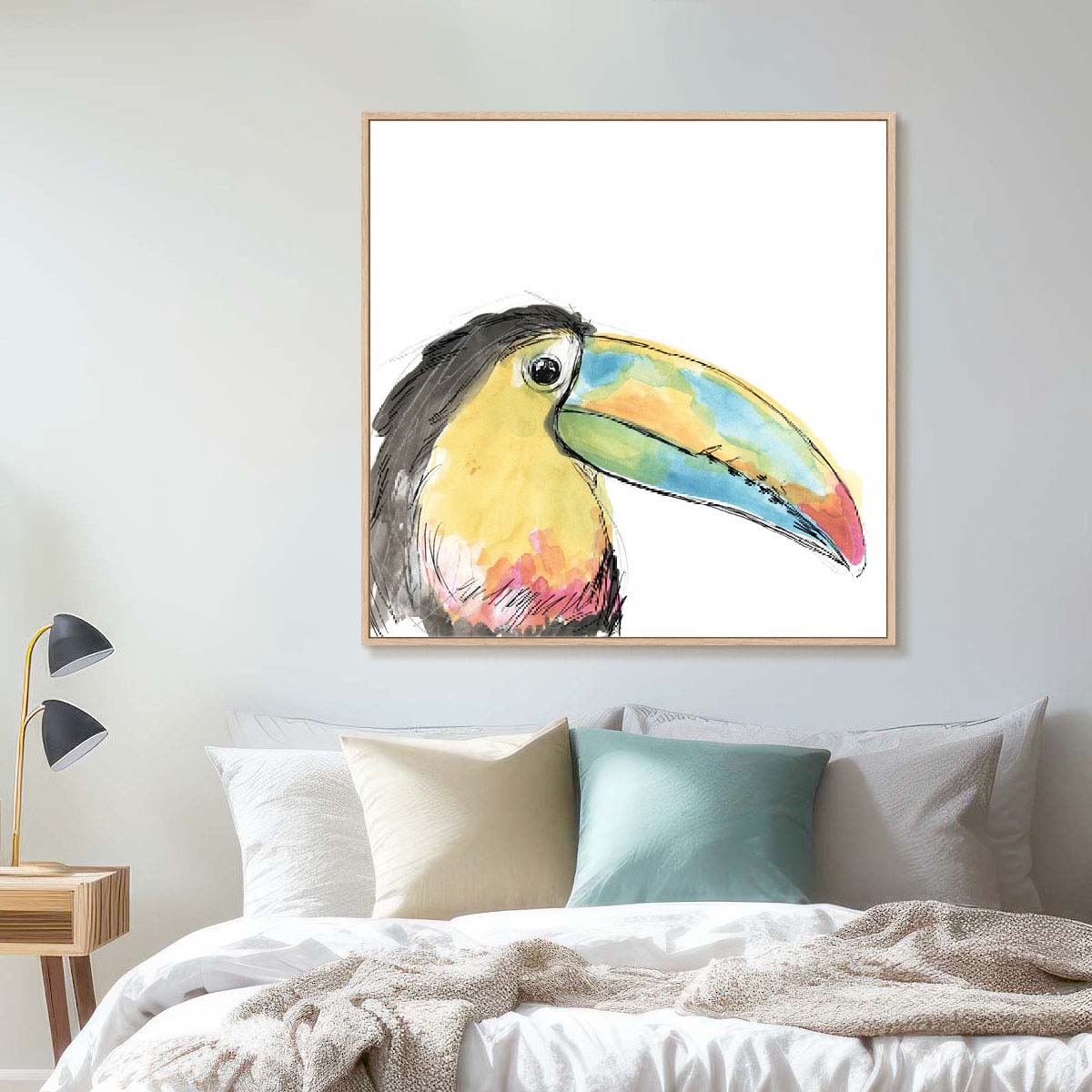 Tropical Bird Portrait II Wall Art