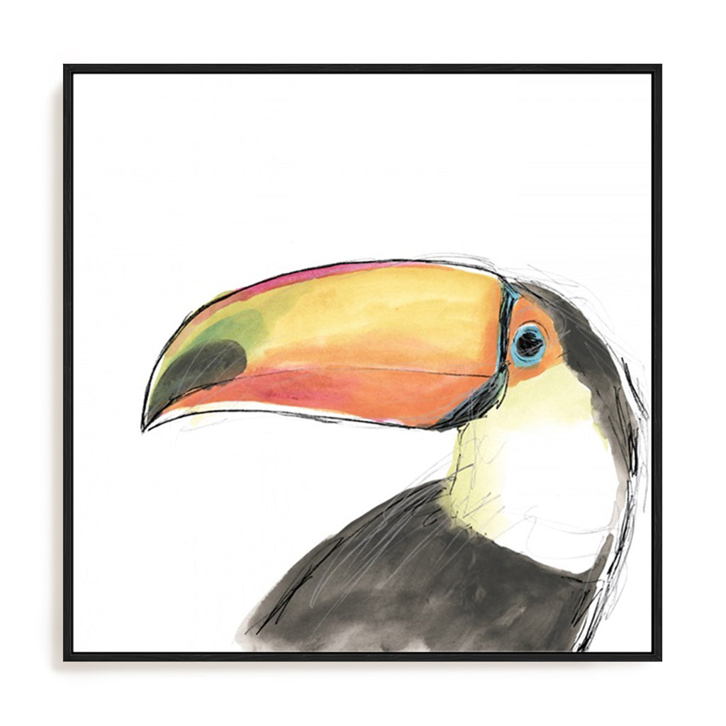 Tropical Bird Portrait III Wall Art