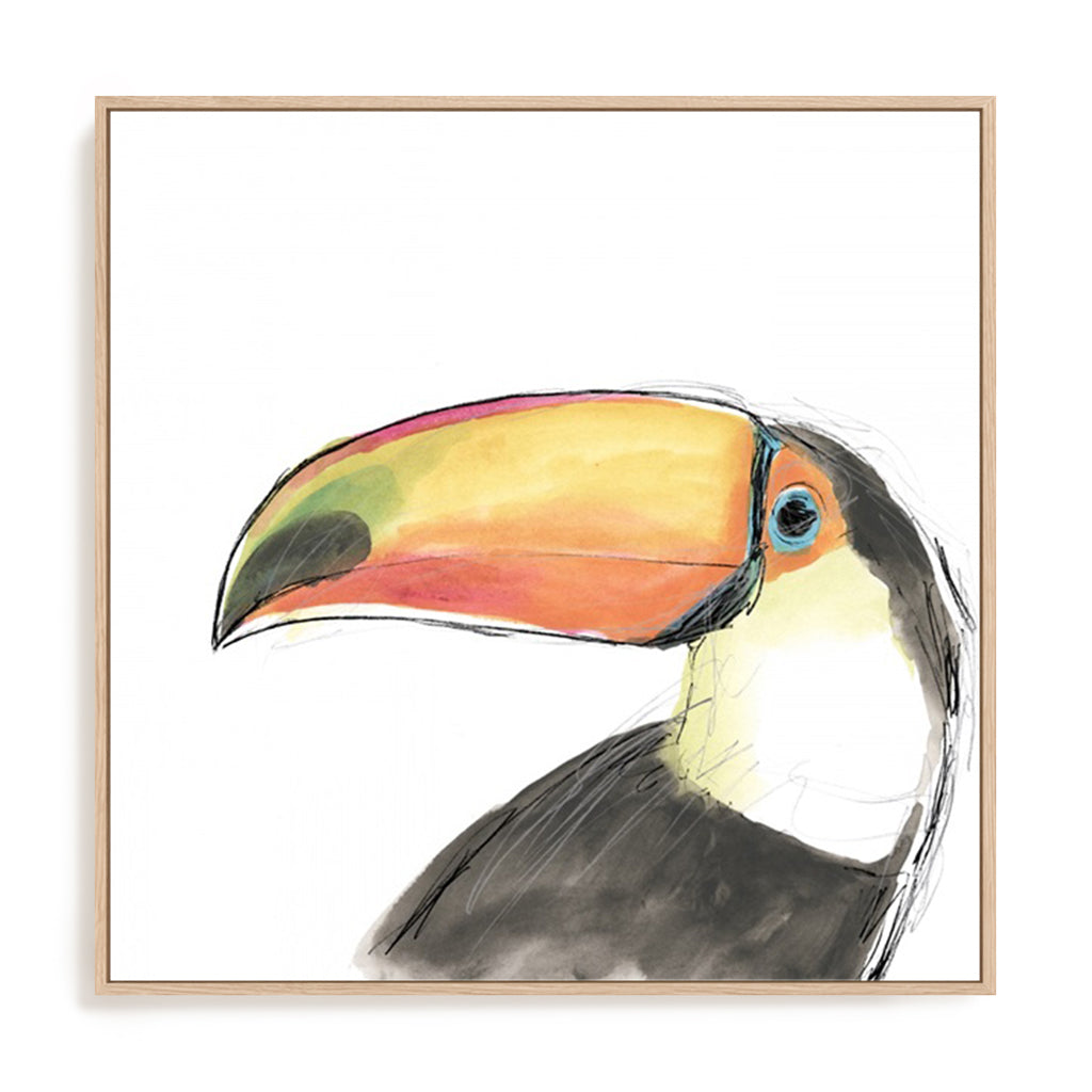 Tropical Bird Portrait III Wall Art