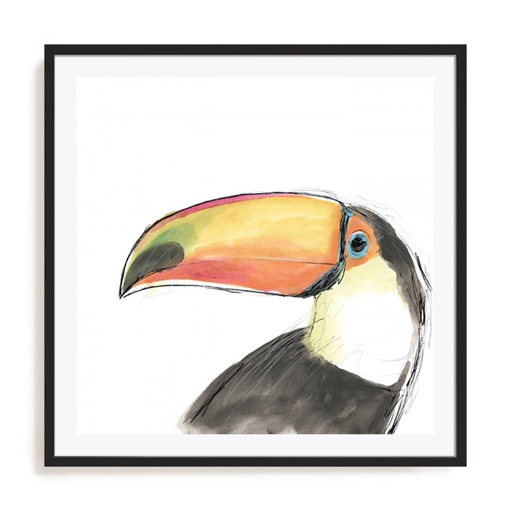Tropical Bird Portrait III Wall Art