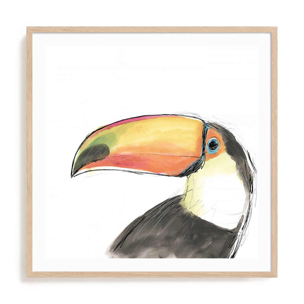 Tropical Bird Portrait III Wall Art