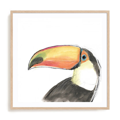 Tropical Bird Portrait III Wall Art