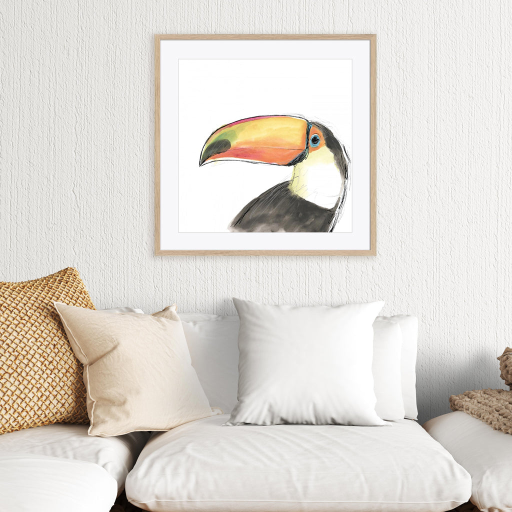 Tropical Bird Portrait III Wall Art