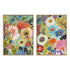 Secret Garden Floral I and III Wall Art
