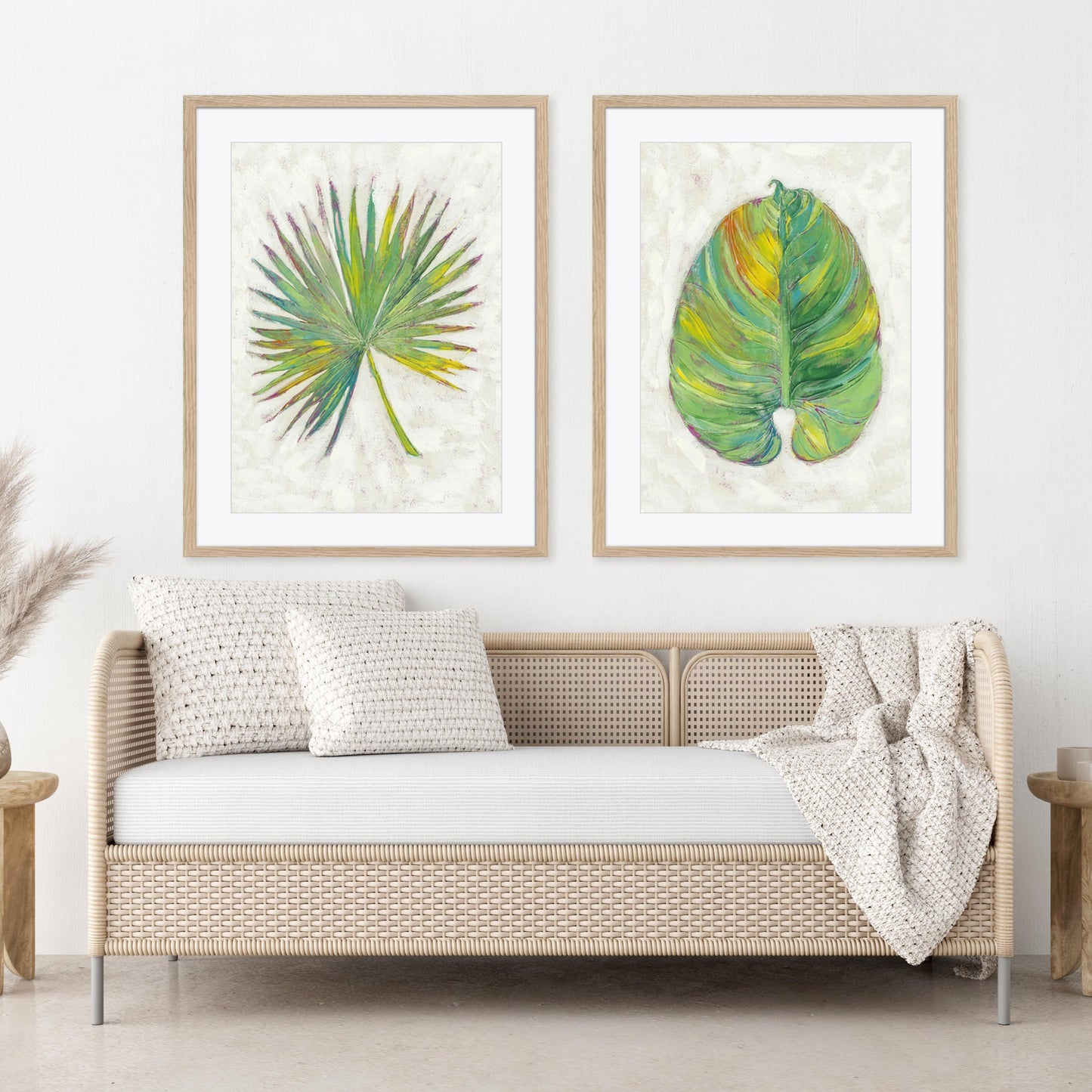 Vacation Palms I and II Wall Art