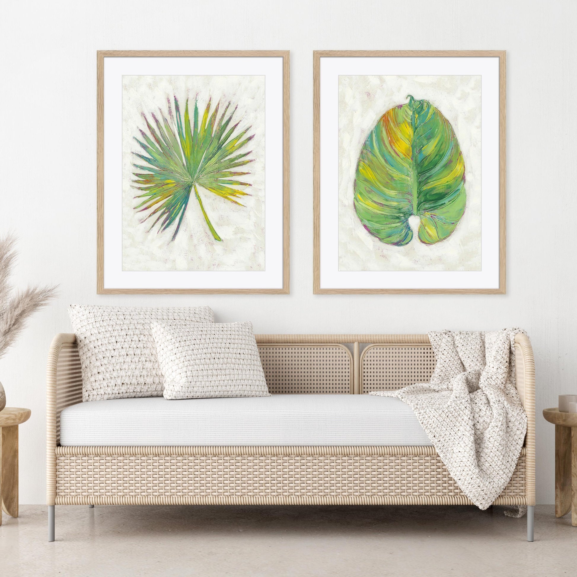 Vacation Palms I and II Wall Art