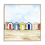 Beach Huts II Wall Art