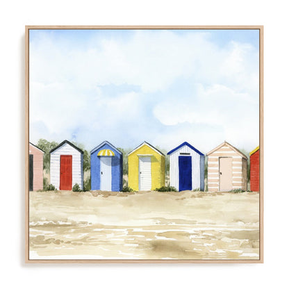 Beach Huts II Wall Art