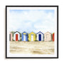 Beach Huts II Wall Art