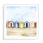 Beach Huts II Wall Art