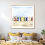 Beach Huts II Wall Art