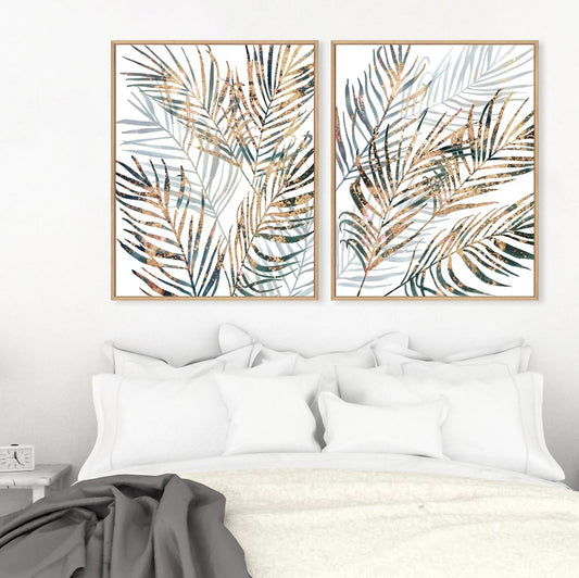 Summer Gaze I and II Wall Art