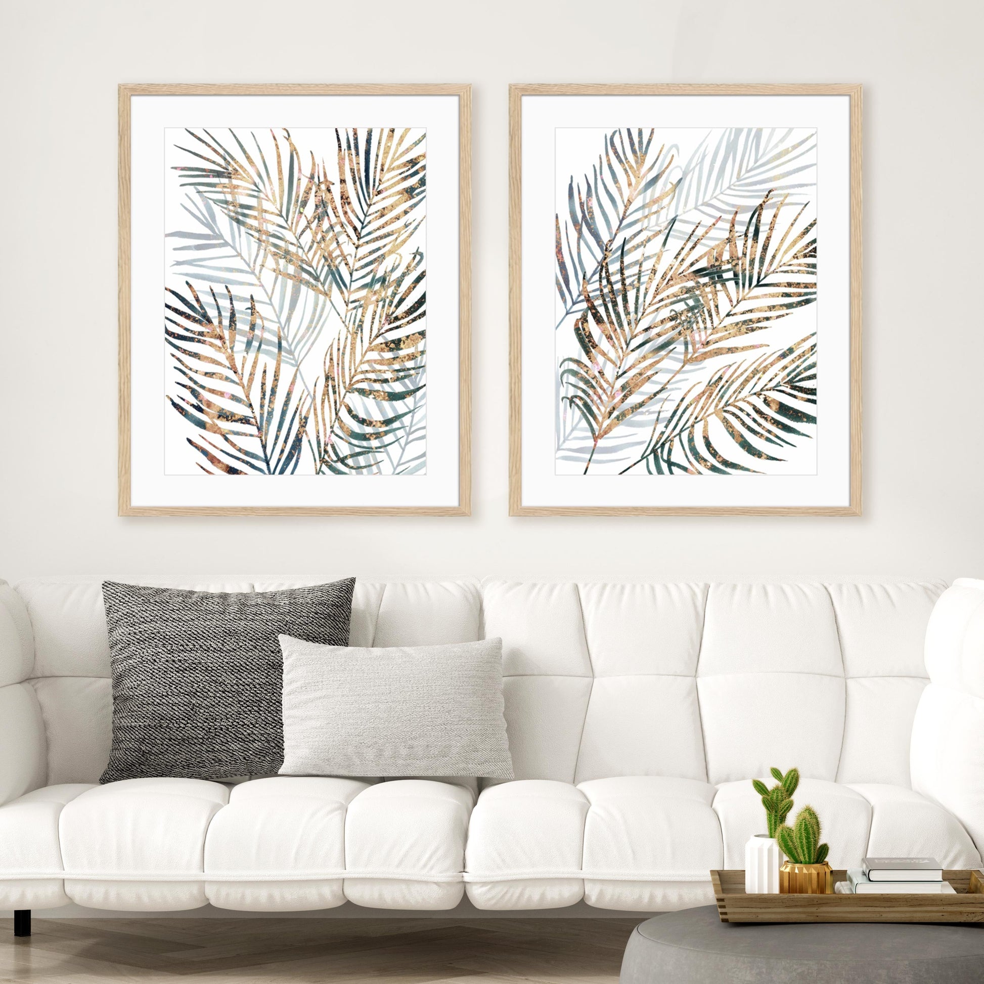 Summer Gaze I and II Wall Art