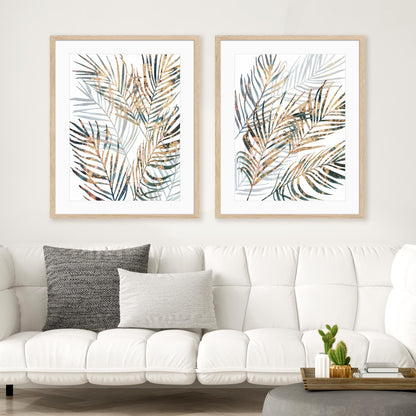 Summer Gaze I and II Wall Art