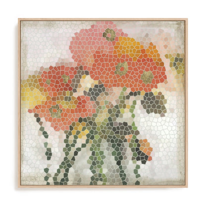 Mosaic Poppies I Wall Art