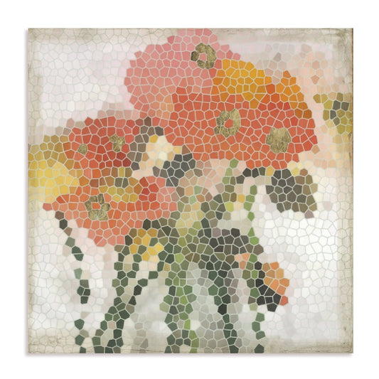 Mosaic Poppies I Wall Art