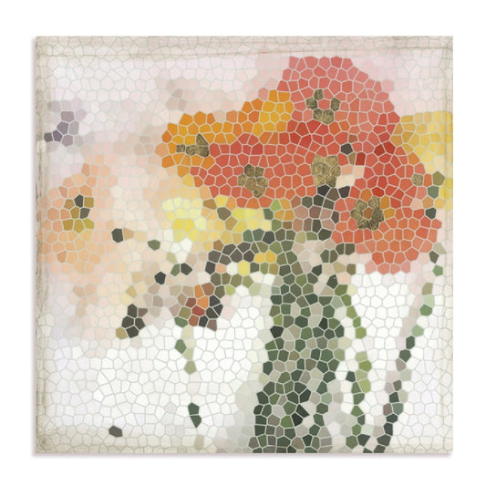 Mosaic Poppies II Wall Art