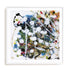 Pollock's Party II Wall Art #oran_white-white-border