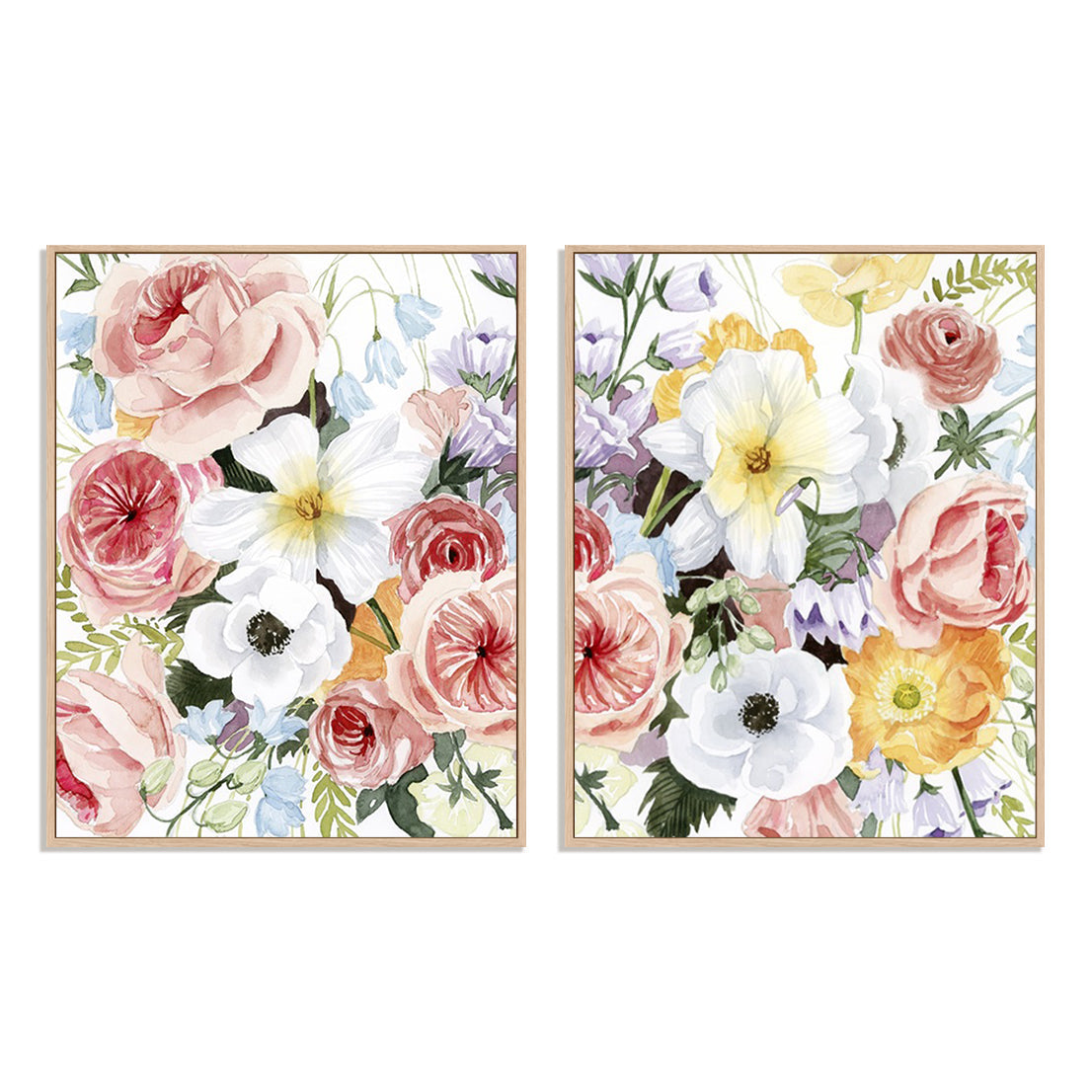 Wildflower Dreams I and II Wall Art