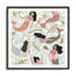 Mermaid at Heart IV Wall Art #oran_black-white-border