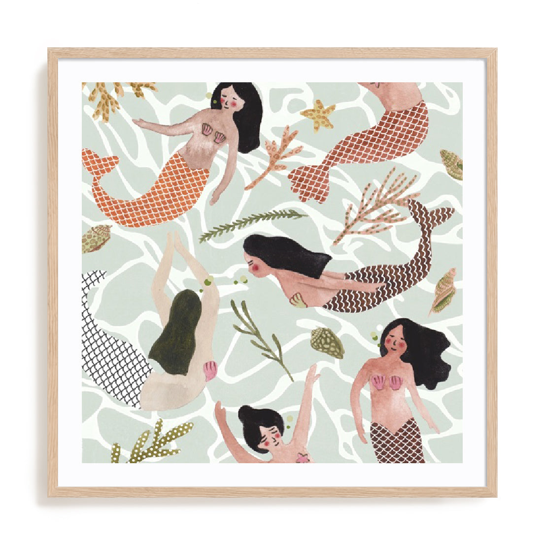 Mermaid at Heart IV Wall Art